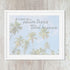 Palm Trees Cool Breeze Typography Print